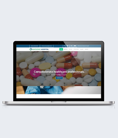 Website Design for Awesome Hospital